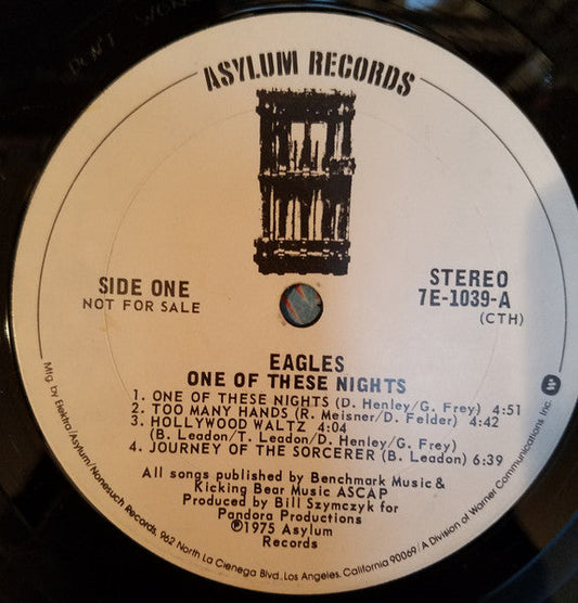 The Eagles - One Of These Nights (White Label Promo - Used Vinyl)