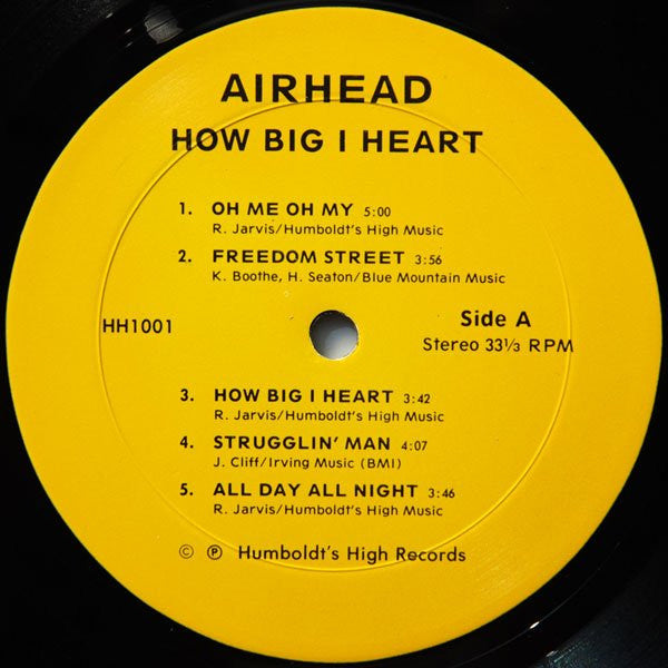 Airhead  - How Big I Heart (Used Vinyl)