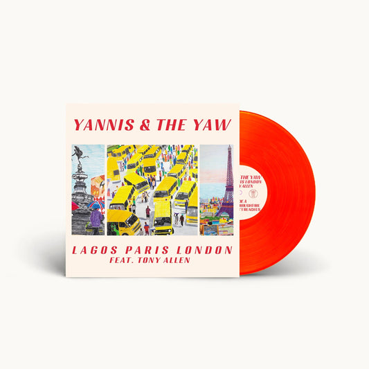 Yannis & the Yaw - Lagos Paris London LP (Indie Exclusive Red Vinyl)