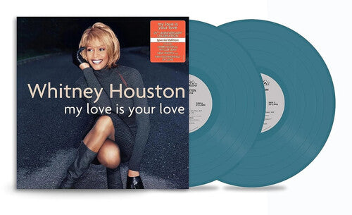 Whitney Houston - My Love Is Your Love 2LP (Colored Vinyl, Teal, UK Pressing)