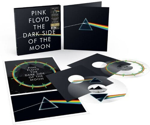 Pink Floyd -  The Dark Side Of The Moon 2LP (UV Printed Clear Vinyl Collector's Edition, 50th Anniversary, 2023 Remaster)