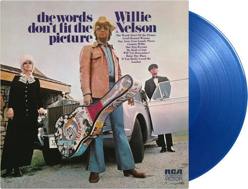 Willie Nelson - Words Don't Fit The Picture LP (Limited Edition, Audiophile, 180 Gram Vinyl, Translucent Blue Colored Vinyl, Holland)