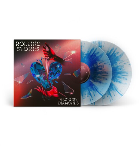 The Rolling Stones - Hackney Diamonds 2LP (1 Year Anniversary) (Limited Edition, Clear Blue Vinyl, 180 Gram Vinyl, Booklet)