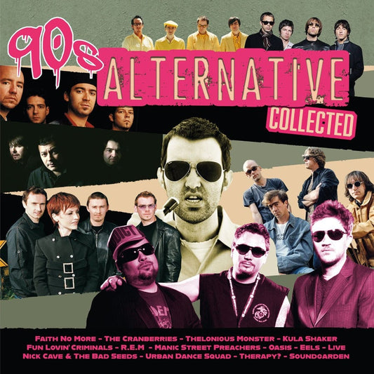 90s Alternative Collected - Various Artists - translucent magenta Color Vinyl Import 180g