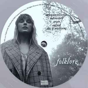 Taylor Swift - Folklore 2LP (Used Vinyl, Pink Vinyl,  Edition No. 8 "Clandestine Meetings")