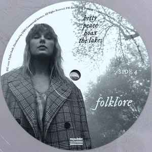 Taylor Swift - Folklore 2LP (Used Vinyl, Pink Vinyl,  Edition No. 8 "Clandestine Meetings")