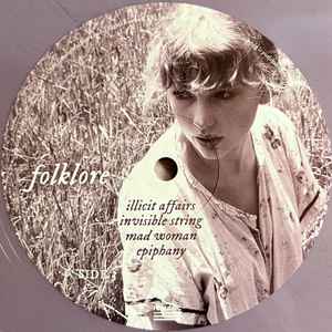 Taylor Swift - Folklore 2LP (Used Vinyl, Purple Vinyl, Edition No. 4 "Betty's Garden" )