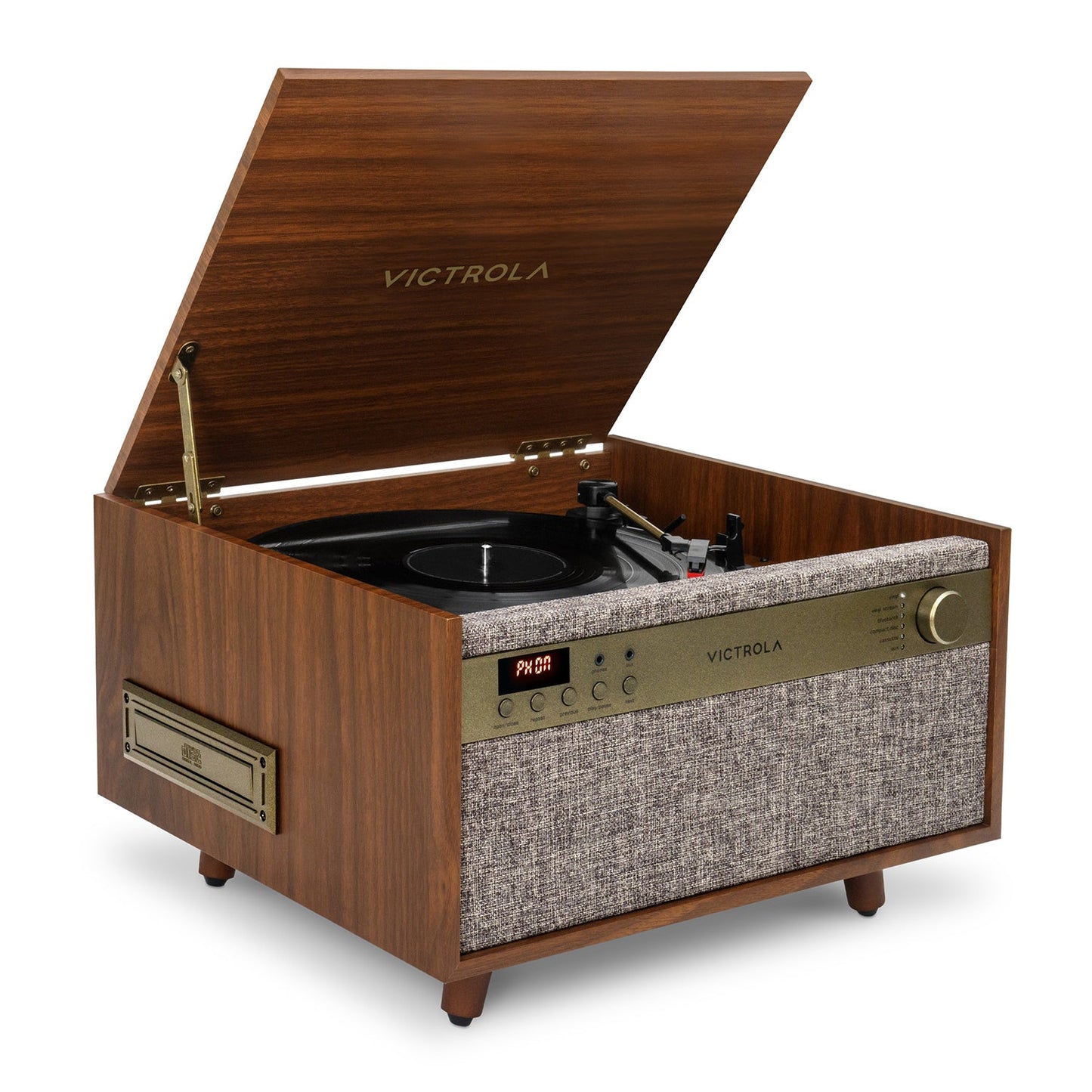 The Century 6-in-1 Wood Record Player