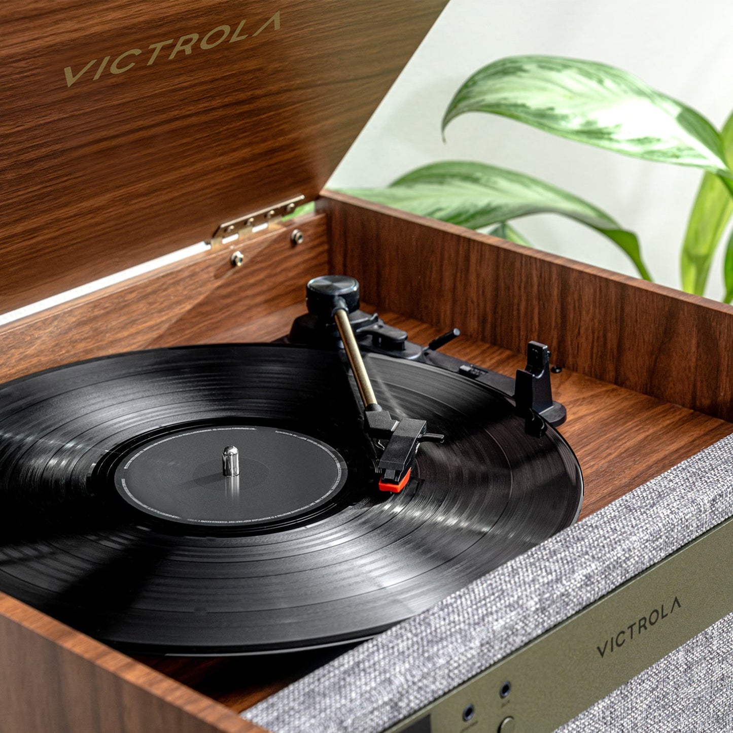 The Century 6-in-1 Wood Record Player