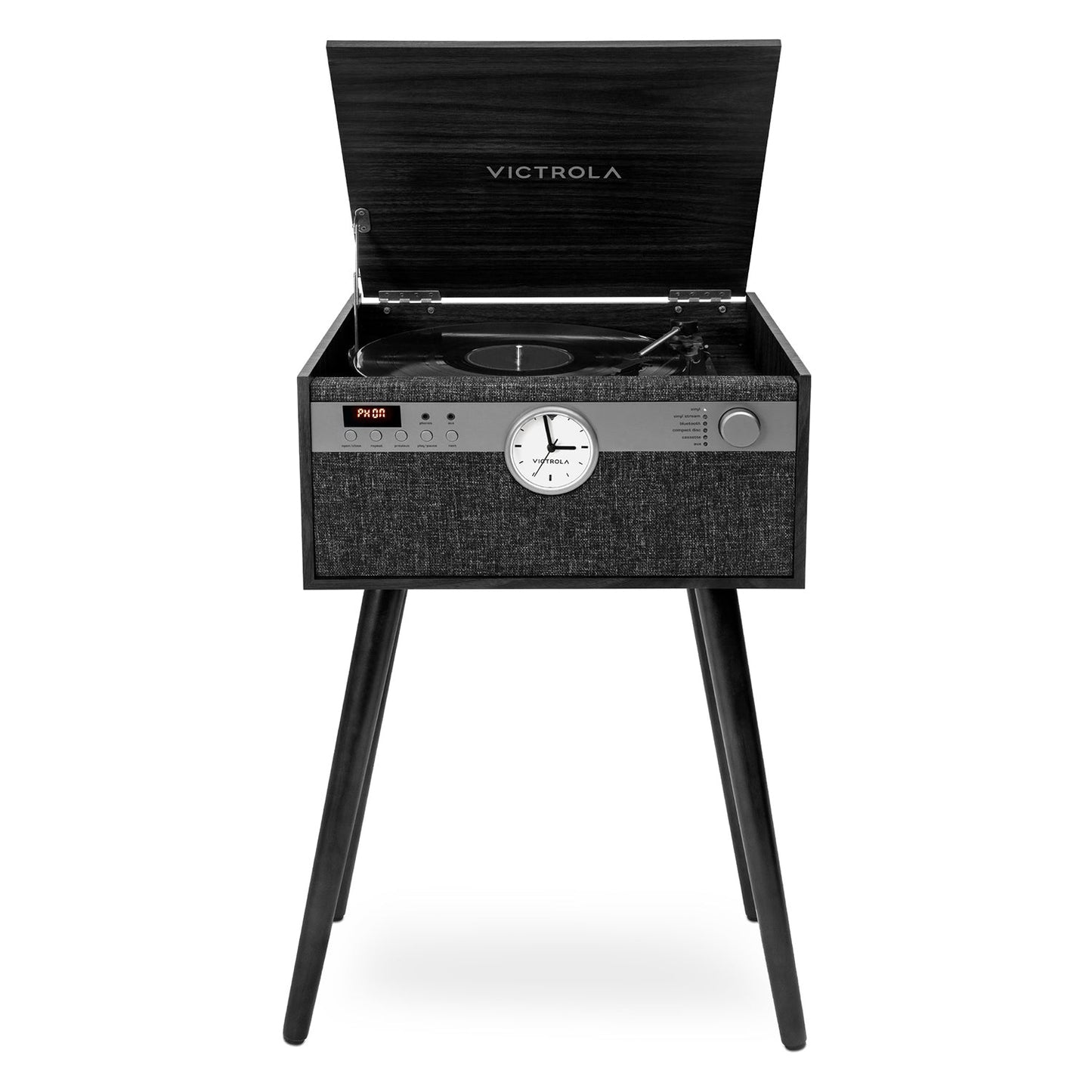 The Century Signature+ 6-in-1 Wood Record Player