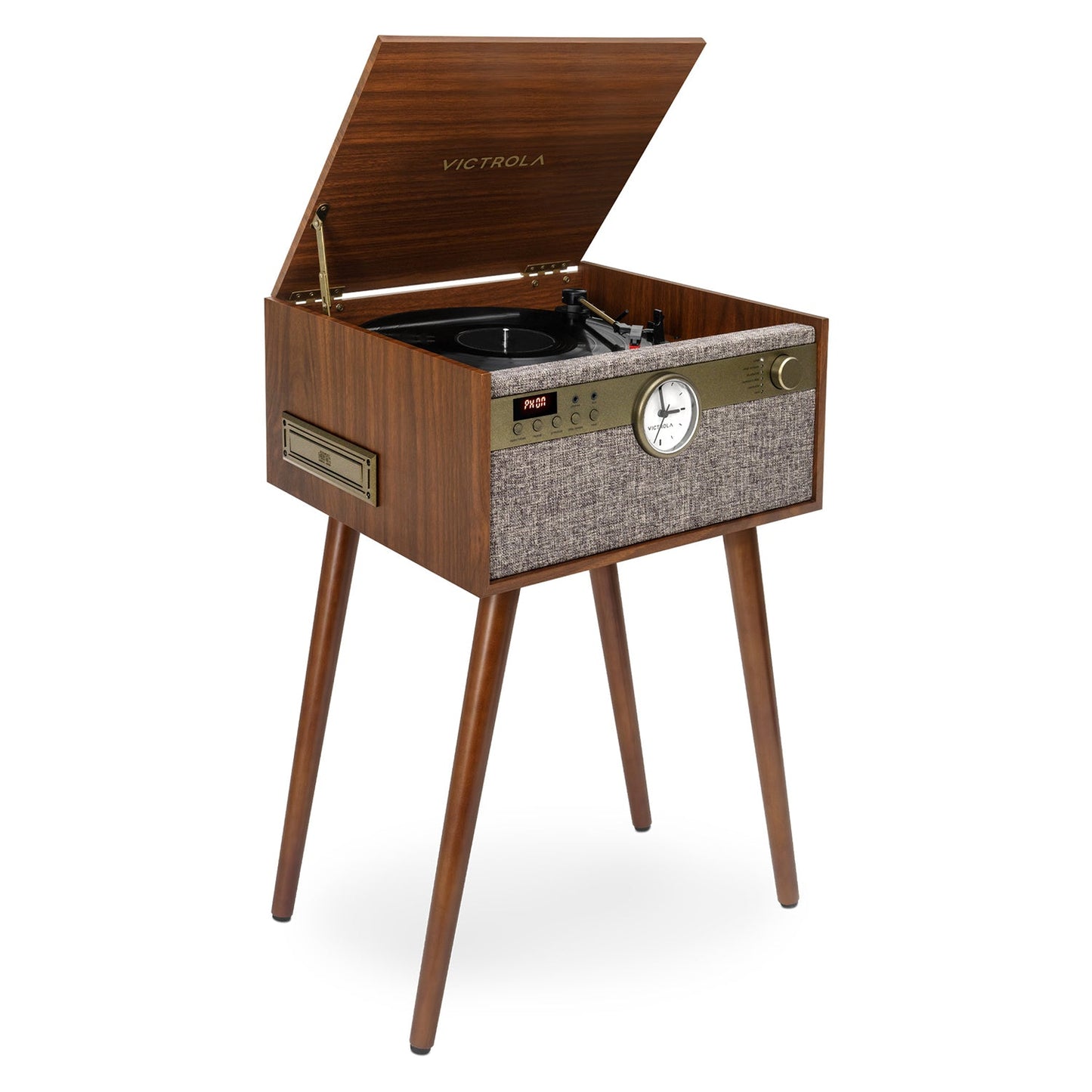 The Century Signature+ 6-in-1 Wood Record Player