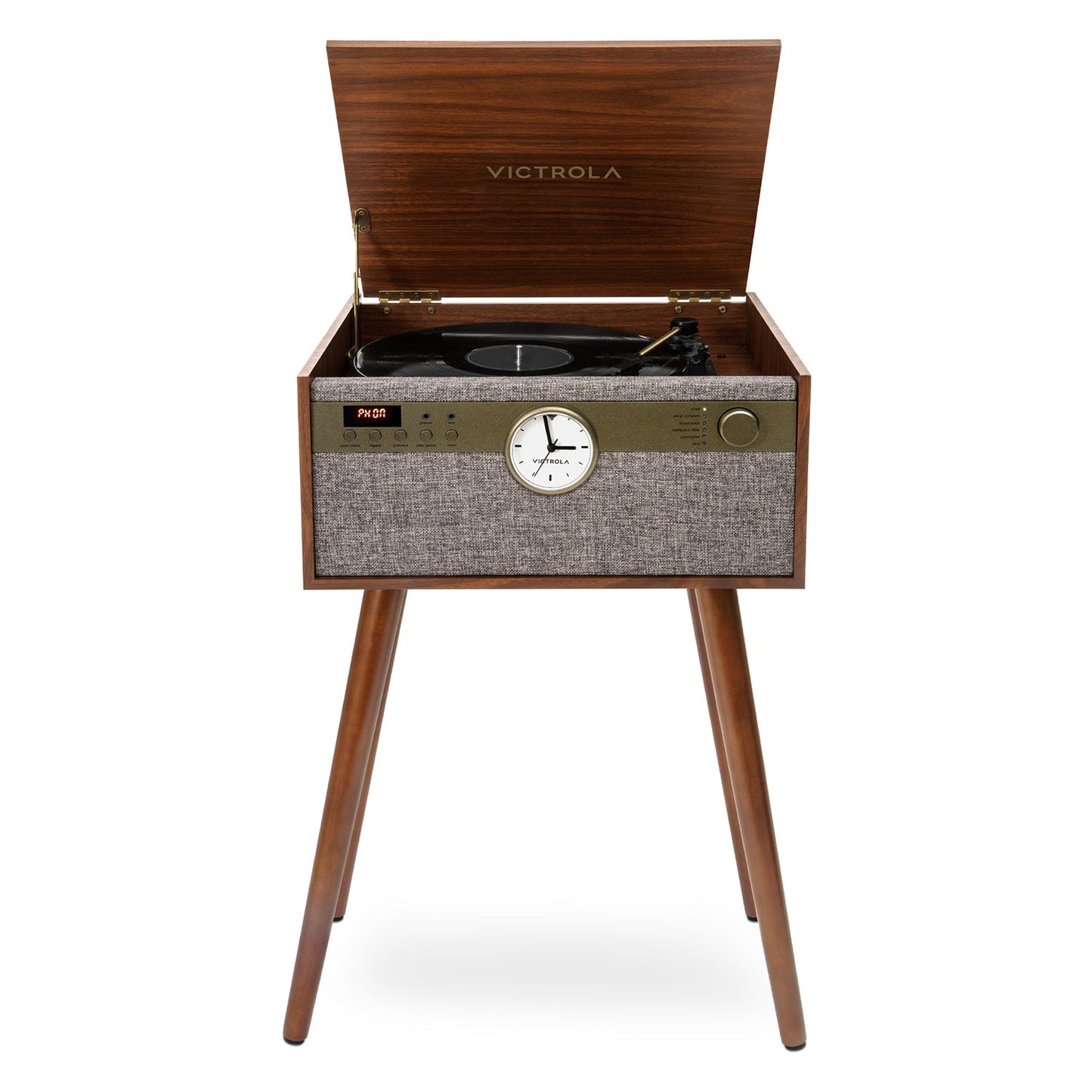 The Century Signature+ 6-in-1 Wood Record Player