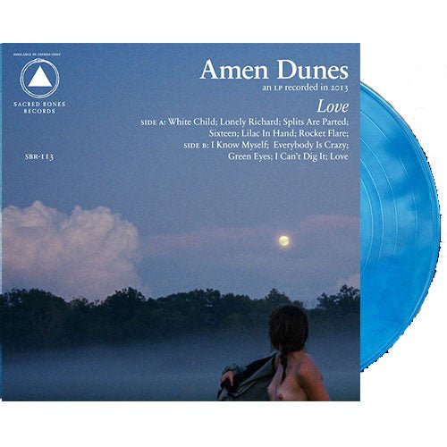 Amen Dunes - Love - Blue & White Marble Color Vinyl