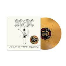 AC/DC - Flick Of The Switch LP (50th Anniversary) (Limited Edition, Gold Colored Vinyl, Anniversary Edition)