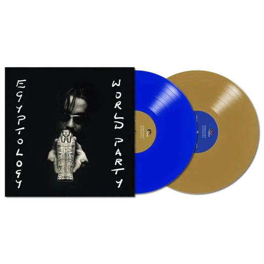 World Party - Egyptology - Egyptian Blue & Gold Color Vinyl